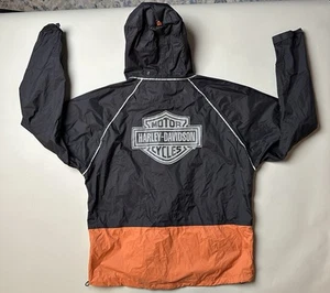 LARGE Harley Davidson Packable Rain Jacket Pants Suit Men’s - Picture 1 of 18