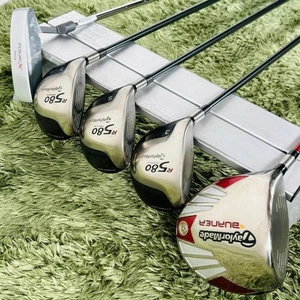 TaylorMade BURNER 12-Piece Set Men's Golf Left 1W.3W.5W.7W.5-9.P.S.Pt FLEX R - Picture 1 of 8