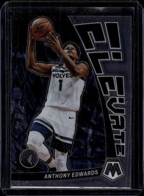 2022-23 Panini Mosaic Elevate #5 Anthony Edwards Minnesota Timberwolves - Image 1 of 2