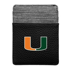 Miami Hurricanes Wallet Pebble Front Pocket Wallet - Picture 1 of 1