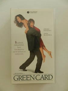 VHS Video Kassette Green Card Gerard Depardieu Andie MacDowell - Bild 1 von 1
