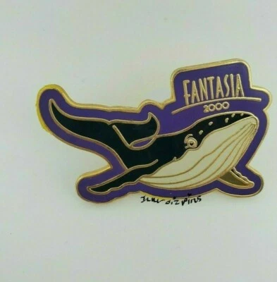 Fantasía 2000 Ballena Voladora Celebra el Futuro Mano a Mano Pin de Disney WDW   Foto 1 de 2