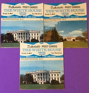 Washington DC Postkarten - 1965 Color Multi-Folds - CAPITAL VIEWS - Lot of 3 *MINT*  - Bild 1 von 5
