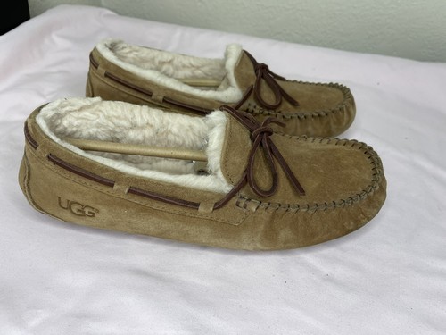 UGG Dakota Pantofole Donna 10 Scarpe Casa Marrone 5612 Mocassino Mocassini Lana Sherpa