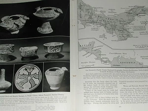 1949 magazine article PANAMA archeological expedition, Central America - Bild 1 von 10