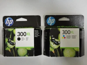 Original HP 300XL schwarze & farbige Tintenpatronen für HP Deskjet F2420 F2480 F4580 - Bild 1 von 2
