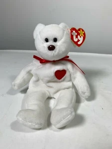 Ty Beanie Babies Valentino Bear Neuwertig 1993 PVC Pellets - Bild 1 von 8