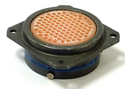 BENDIX MS27508E22B35BA CIRCULAR MIL SPEC AIRCRAFT CONNECTOR 100P RECPT BOX MNT - Image 1 of 4