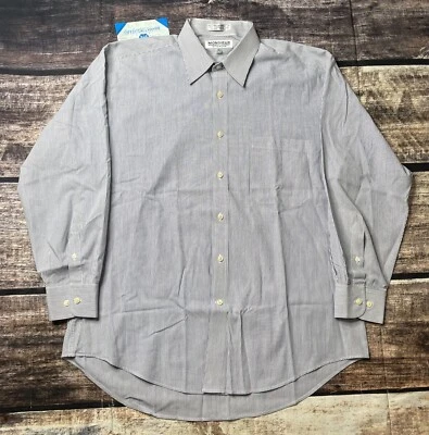 Monsieur by Givenchy Shirt Men's 16 32/33 Striped Button Up Long Sleeve - Image 1 of 4