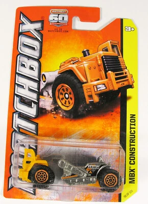 MINT ON CARD MATCHBOX 96 ROAD SCRAPER GRADER DOZER 60 2019 MBX CONSTRUCTION BPN - Image 1 of 4