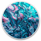 2 x Vinyl Stickers 30cm - New Zealand Paua Shell Pearl Cool Gift #2618