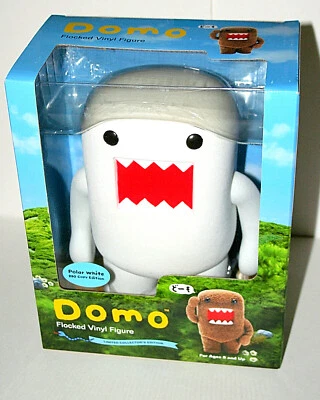 1998 Dark Horse Deluxe Polar White Flock Domo New Box Vinyl 8" Figure LE 250 NOS - Image 1 of 4