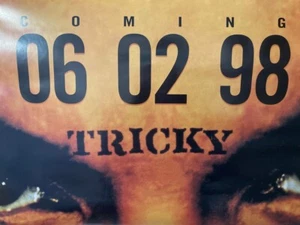 Tricky, Angels With Dirty Faces, Promotional Poster, 24"x12", VG, Island Records - Picture 1 of 5