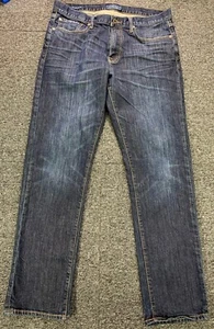 Lucky Brand Jeans Mens x 32 Slim Fit Blue Denim Stretch dark - Picture 1 of 17