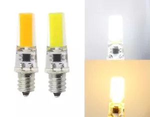 E12 Candelabra C7 Led bulb COB 2508 Lamp 5W 110V/220V Light Silicone Crystal #1 - Picture 1 of 4
