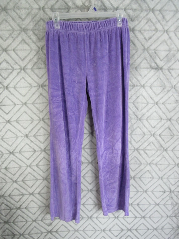 Blassport Pants Size M Purple Elastic Waist Casual Lounge Exercise  - Image 1 of 3
