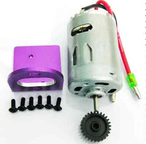 540 Motor W/Fan + Mount +Gear For RC 1/18 Wltoys A959 A969 A979 K929 Car upgrade - Picture 1 of 16
