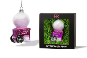 Party Rock | Zuckerwatte Maschine Glas Ornament | Food Collection - Bild 1 von 5