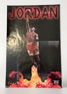 Vintage 1996 Michael Jordan Original 23x35 Costacos Brothers Countdown Poster - Bild 1 von 5
