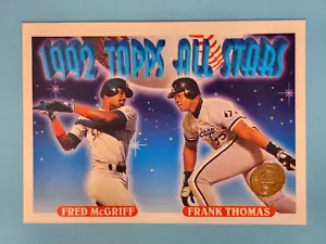 1993 Topps Rockies Inaugural Fred McGriff Frank Thomas White Sox Padres #401 - Imagen 1 de 2