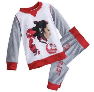 Disney Store Star Wars Rey The Last Jedi Pajama Sleep Set For Girls Size 4 - Picture 1 of 3