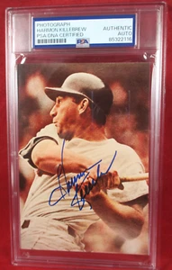 HARMON KILLEBREW AUTOGRAPHED / SIGNED  5 1/4 " X  3 1/2 " Photo PSA/DNA - Picture 1 of 11