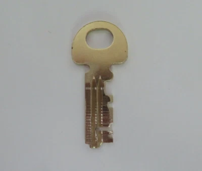 10G and 10H  upper Payphone lock  key for Western Electric 3 slot payphones  - Image 1 of 2
