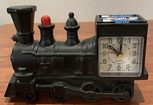 Classic Battery Operated Quartz Analog Train Locomotive Alarm Clock B121 - Picture 1 of 11