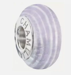 Authentic Chamilia RIBBON CANDY-TWILIGHT .925 Sterling Silver Charm Bead A39 - Picture 1 of 1