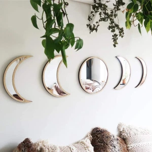 5 Pieces Decorative Mirror - Modern Mirrors for Home Living Room Bedroom Decor - Picture 1 of 12