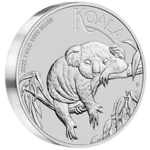 Silbermünze 1kg Koala 2022 - Australien - Anlagemünze - ST - Bild 1 von 3