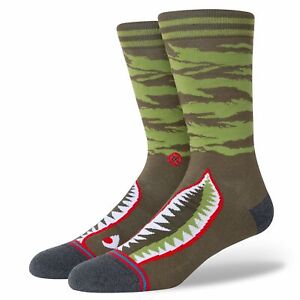 Green BNWT Stance NEW Men's Camo Grab Socks