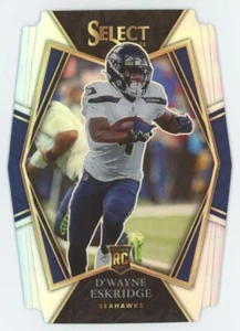 2021 Panini Select D’Wayne Eskridge #160 Premier Level Silver Die Cut Rookie RC - Picture 1 of 2