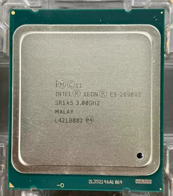 Intel Xeon E5-2690 v2 3 GHz LGA2011 10 cores  SR1A5 CPU Processor 25 MB - Image 1 of 2