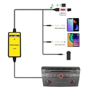 Plastic AUX Cord for 1168 1269 4103 14794522 Vehicles Offers Easy Connection Use - Afbeelding 1 van 8