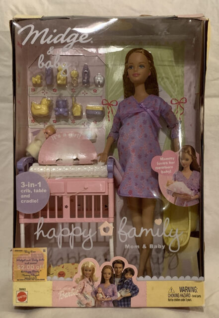 Boneca Barbie Midge Gravida Happy Familly Medindo 30x10, 2002 Mattel. -  CASA CURIA E FELDMAN