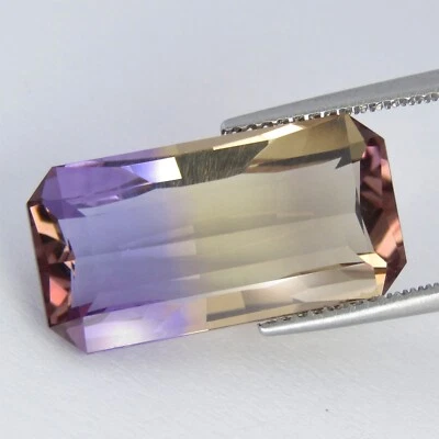 Increíble piedra preciosa suelta de corte elegante radiante de 10,00 quilates ametrino natural 19,3 x 10 x 6,7 mm Foto 1 de 4