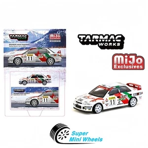 Tarmac Works 1:64 Mitsubishi Lancer Evolution II Rallye Monte-Carlo - Picture 1 of 2