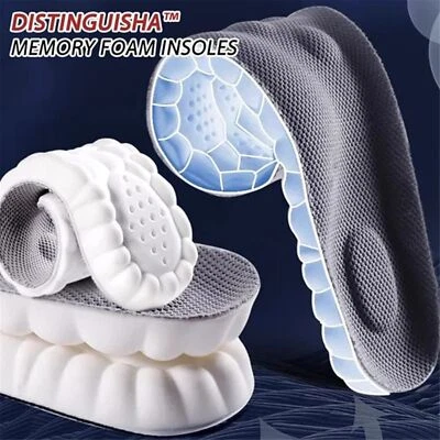 Work 4D CLOUD TECHNOLOGY Insoles Hiking Trainer Inner Soles Inserts Breathable - Image 1 of 4