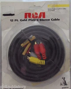 RCA (VH914) 12FT Composite rca Video AV Kit For TV DVD, Home Theater, VCR, Ect  - Picture 1 of 3