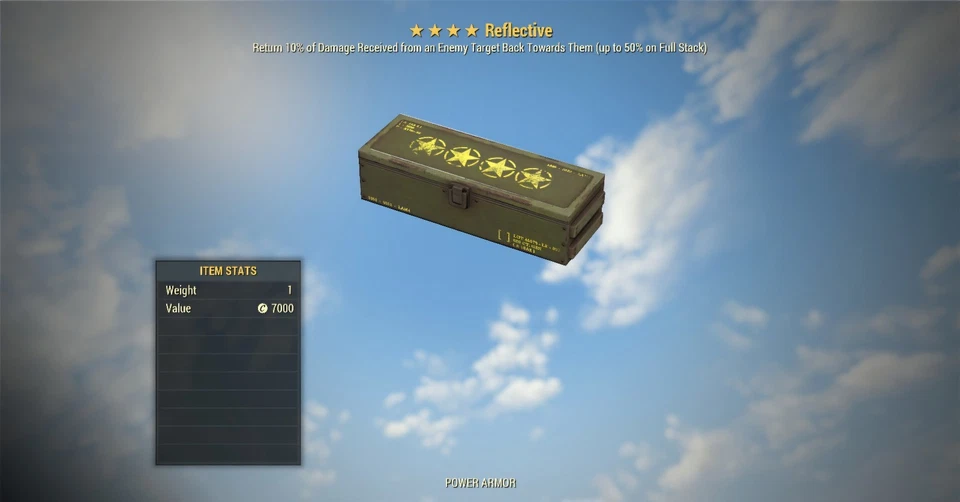 Fallout 76 Reflective Box Mod ⭐️⭐️⭐️⭐️(PS4/PS5) - Image 1 of 1