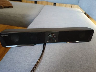 Speedlink Gravity RGB Stereo Soundbar Schwarz USB-A Bluetooth/Aux - Bild 1 von 4