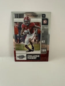 2022 Panini Chronicles Draft Picks #13 Jameson Williams Contenders Optic card - Picture 1 of 1