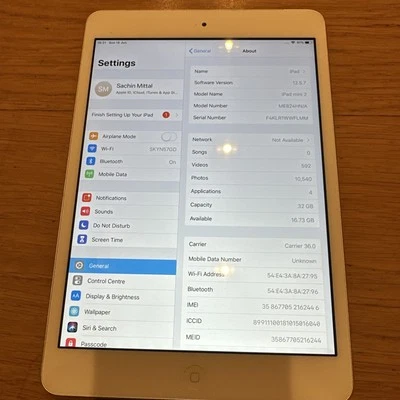 Apple iPad mini 2 32GB, Wi-Fi and Cellular - very good condition - Image 1 of 4