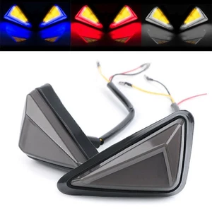2 Stück Motorrad Blinkleuchten LED Blinkleuchten - Bild 1 von 12
