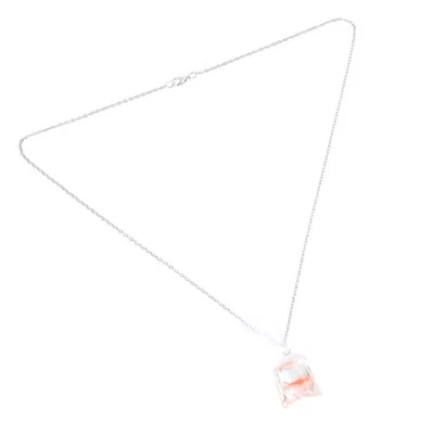  1Pc Collana di pesci creativi Novità Ciondolo in resina trasparente per borsa - Immagine 1 di 4