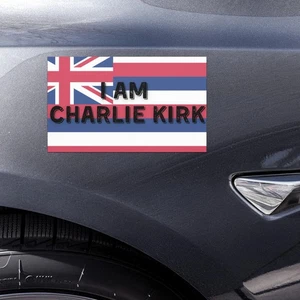 Imán de coche I Am Charlie Kirk Hawaii 7,5 X 4,5 - Imagen 1 de 1