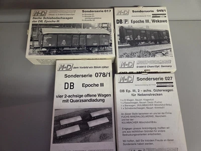 M+D Klein Modellbahn 17x Wag. 4x Set 017 027 049/1 078/1 DB aus meiner Sammlung - Bild 1 von 4