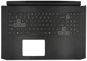 Teclado original de EE. UU. con cubierta reposamanos ACER NITRO AN517-52 RTX3060 retroiluminado RGB - Imagen 1 de 3