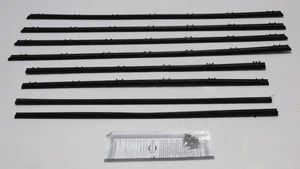 Window Sweeps for Mopar Vehicles 66-67 2Dr Sedan Replacement 8pcs - Bild 1 von 9